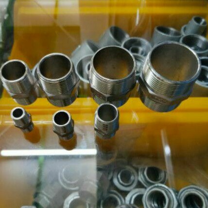 Grosir Double Nipple Drat Luar Stainless Ss 304 Ukuran 1/4 Inch lb9LQ0KS3O0nBL