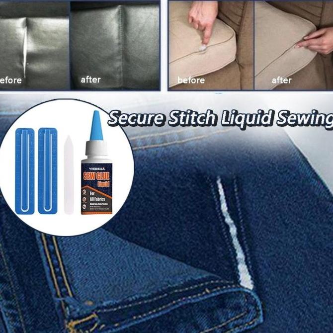

Clothing Repair Glue Sewing Solution- Lem Perbaikan Kain Tanpa Jahit