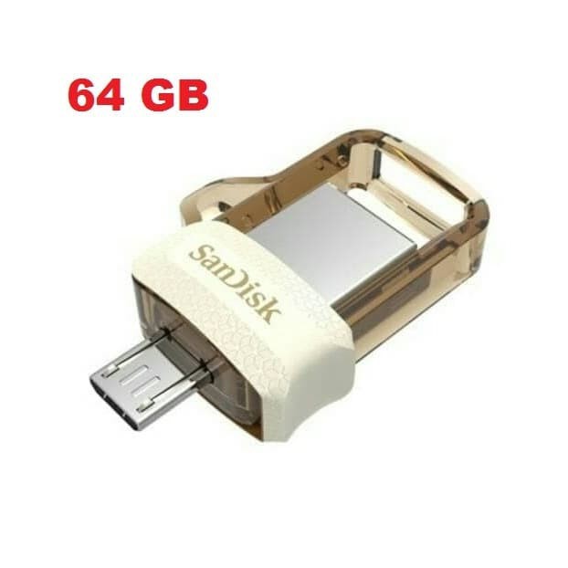 FLASH DISK OTG M3.0 GOLD SANDISK 64GB BLACK (SPECIAL EDITION) / FLASHDISK OTG 64GB