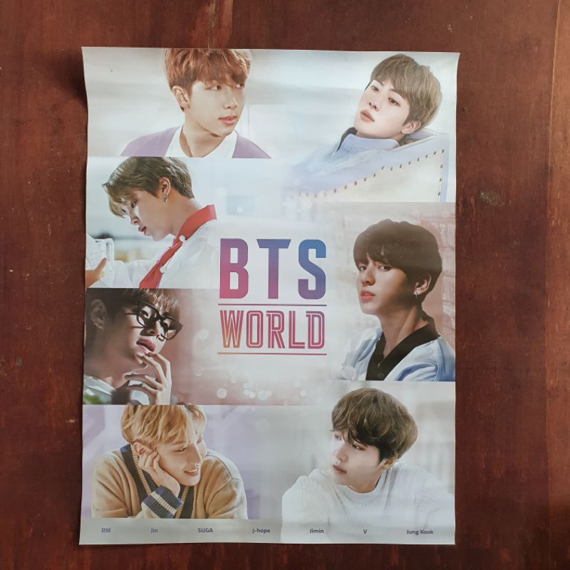 [READY] BTS WORLD OFFICIAL POSTER // POSTER BTS WORLD // ALBUM BTS