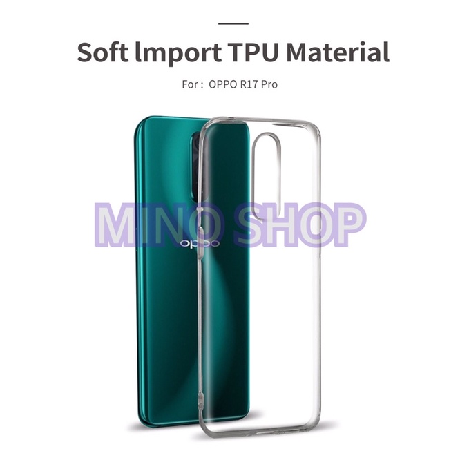 SOFTCASE TRANSPARAN OPPO R17 PRO PREMIUM CLEAR SOFT CASE