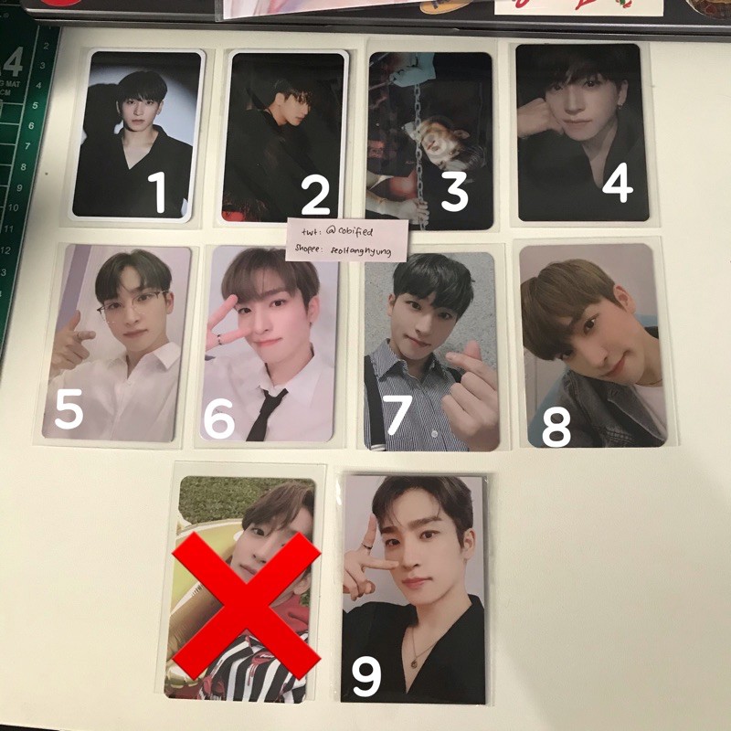 the boyz sangyeon the stealer chase preorder benefit ticker lenticular photocard
