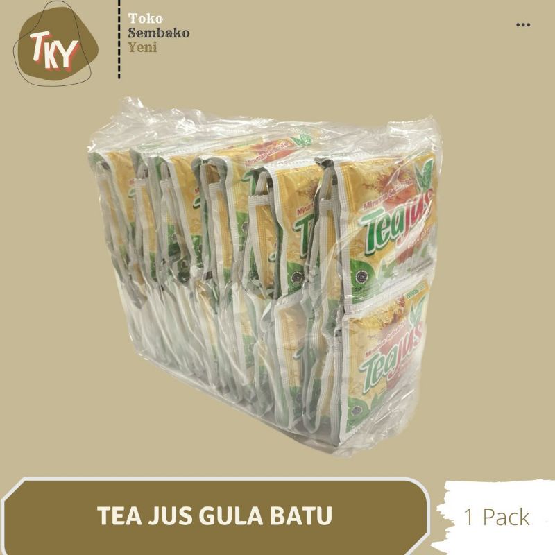 

Tea Jus 1 pack (isi 6 renceng @ 10 Sachet)