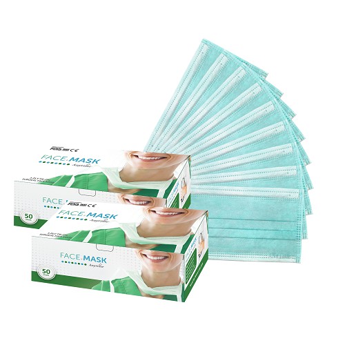 

Anytime 3-Ply Tie On Surgical Face Mask 50 Pcs