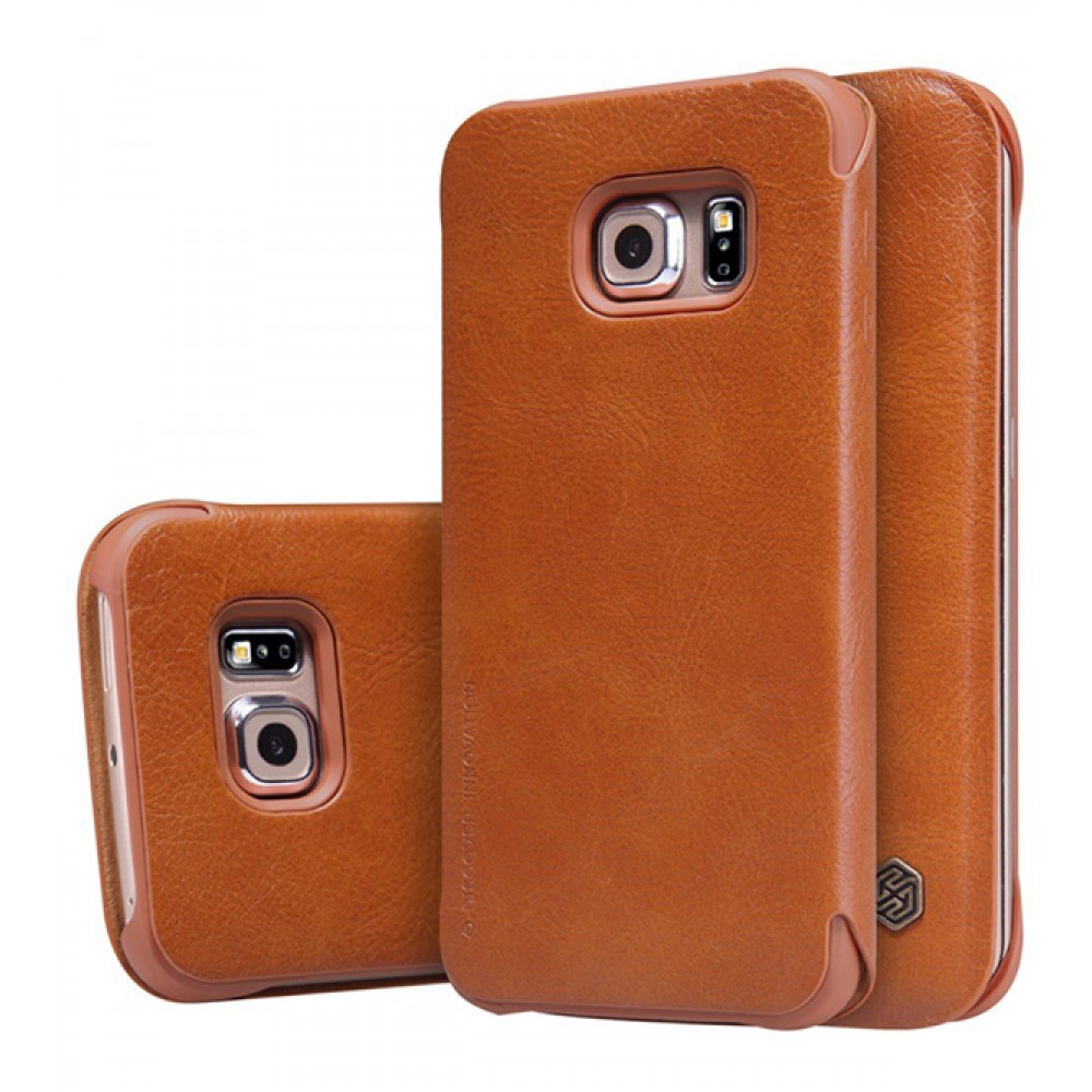 SAMSUNG GALAXY S6 EDGE NILLKIN QIN LEATHER CASE ORIGINAL