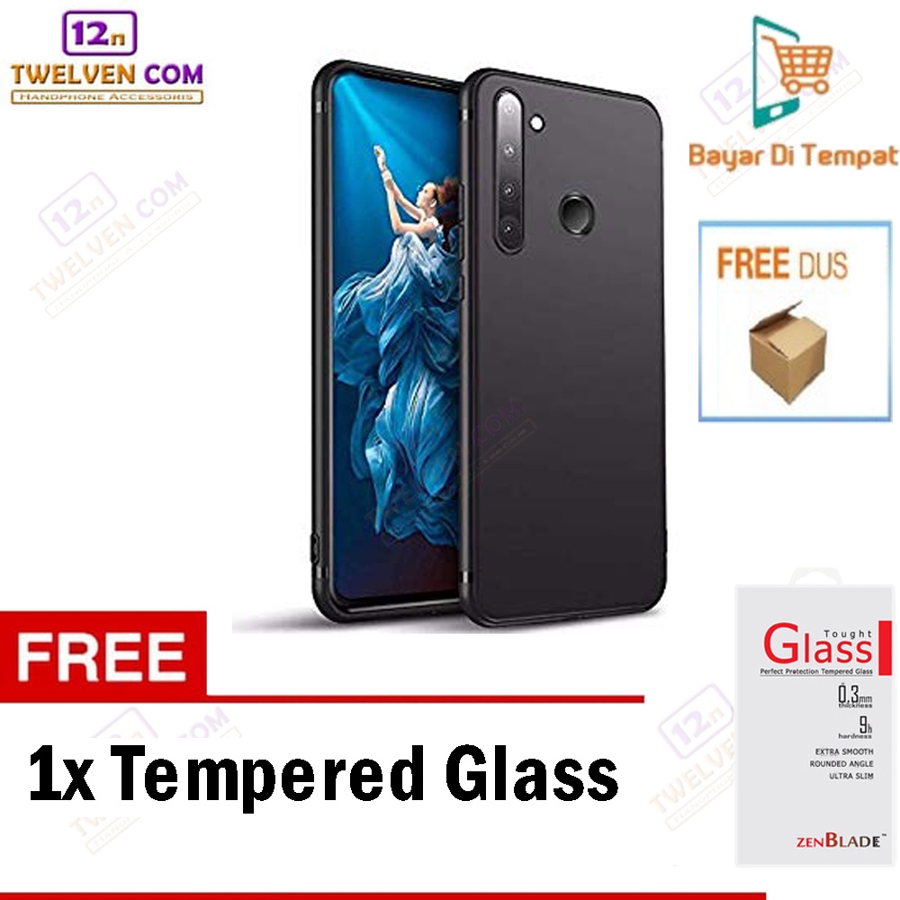 [FLASH SALE] Case Slim Matte Softcase Realme 6i - Free Tempered Glass