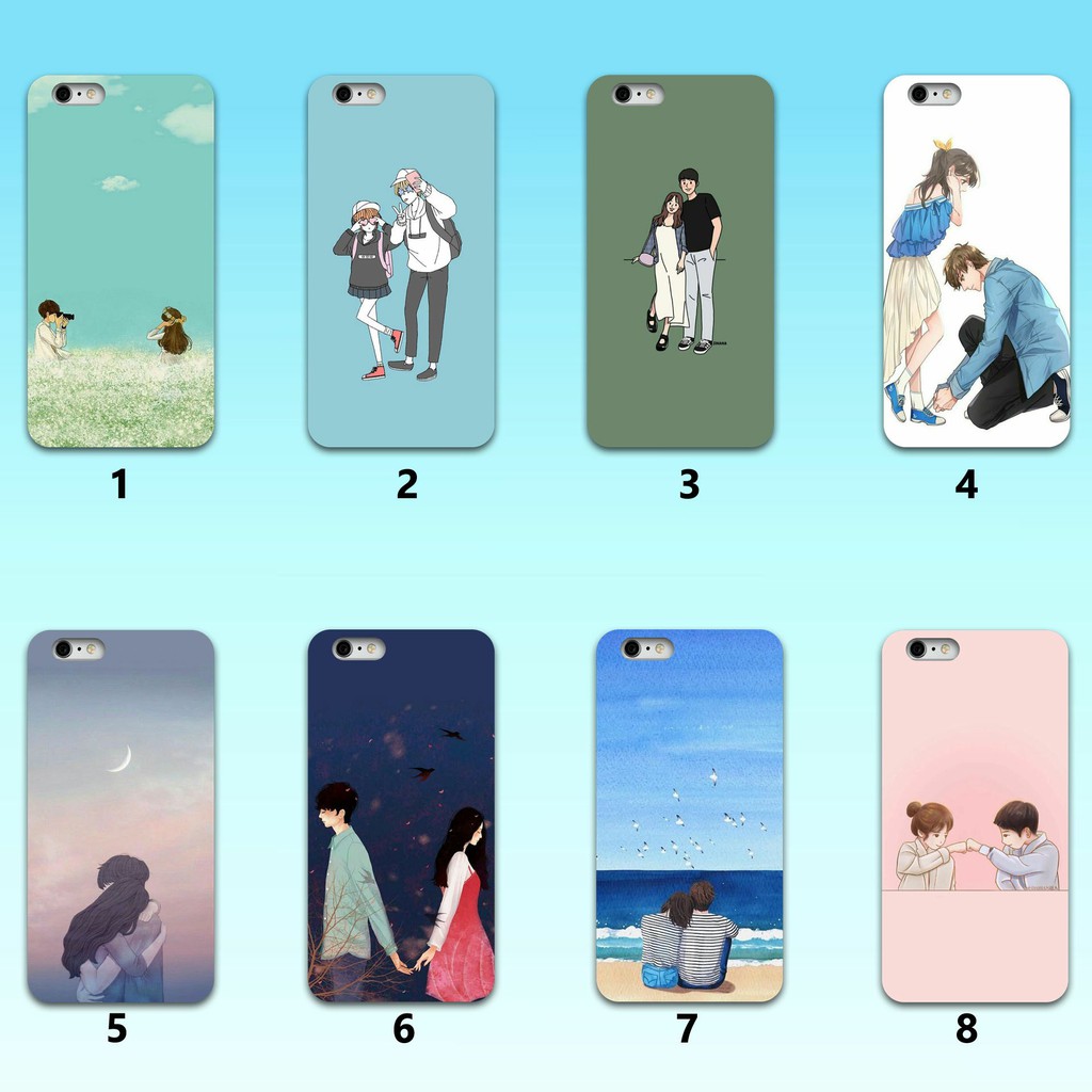 03 Hardcase COUPLE 3D Fullprinting All Type For Samsung Vivo Oppo Xiaomi Iphone Realme Shopee Indonesia