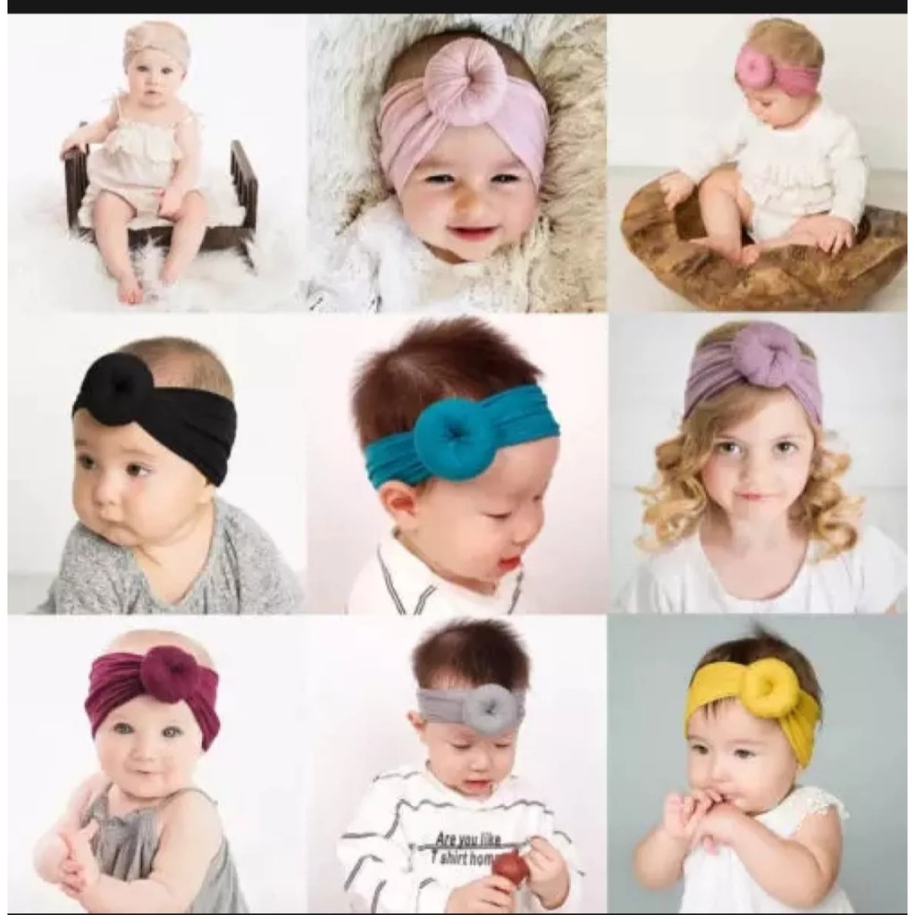 turban anak / BONDU DONAT / turban bayi / baby &amp; kids / jilbab anak / PUSAT JILBAB CICALENGKA