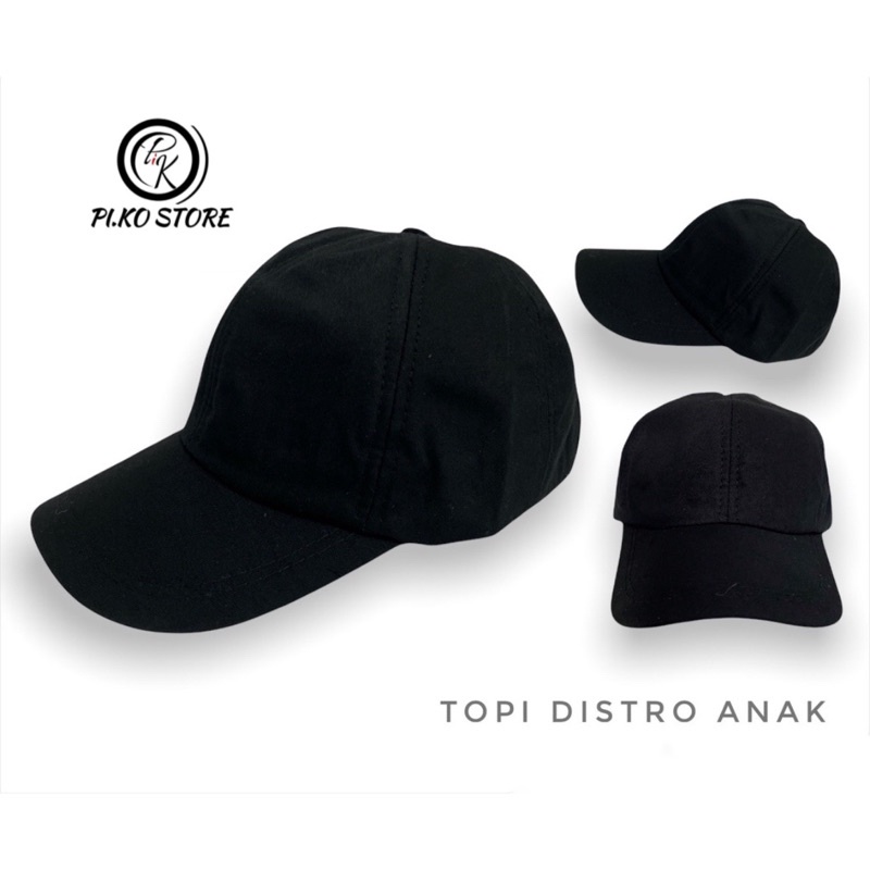 Piko Topi Distro Anak Bahan Kanvas Model Baseball