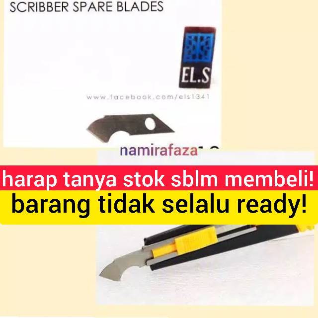 

PLASTIC SCRIBBER CUTTER ACRYLIC SCRIBER ISI CUTER SPARE BLADES ALAT PEMOTONG REFILL
