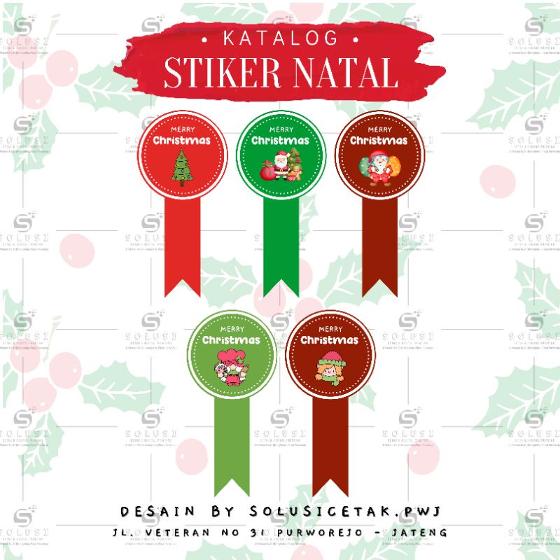 

Stiker Natal Lucu