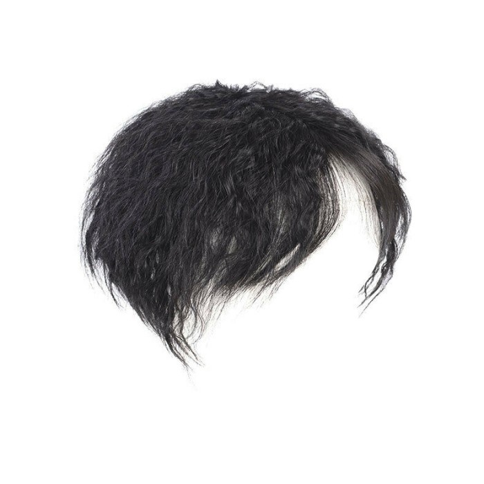 terbatas Wanita  Pria Rambut Asli Wig Keriting Mode Jagung Wig Garis Rambut Murah