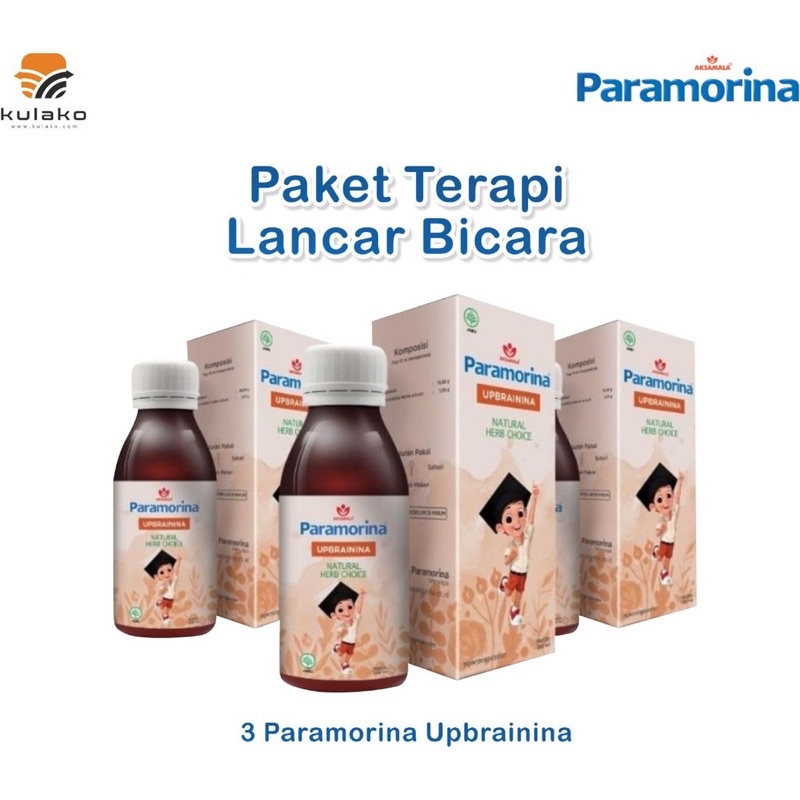 Paramorina - (3 botol) Paket Terapi Lancar Bicara - Madu Kesehatan Anak