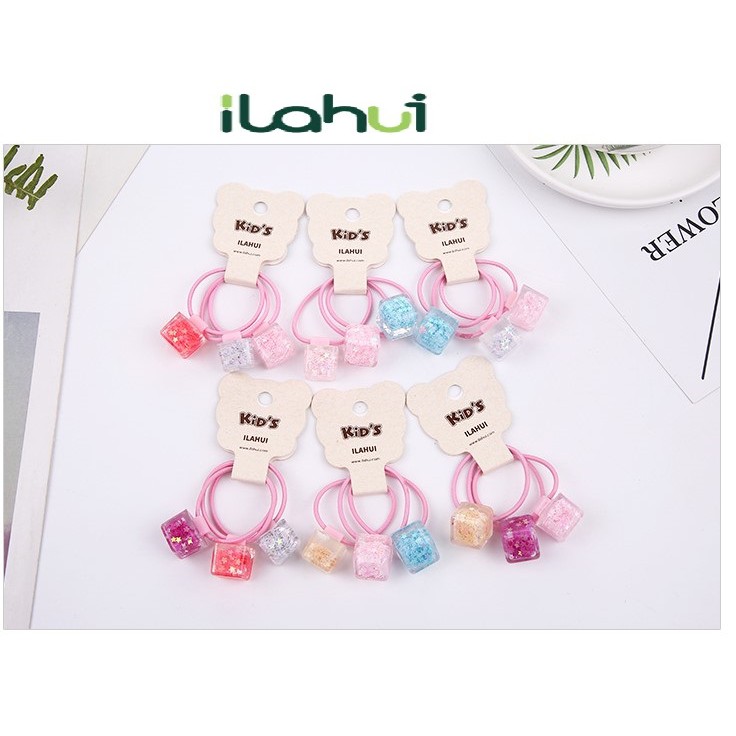 ILAHUI Hair band/3 Small Rubber Band*F028-A17 /Ikat Rambut/Trend Jewelry