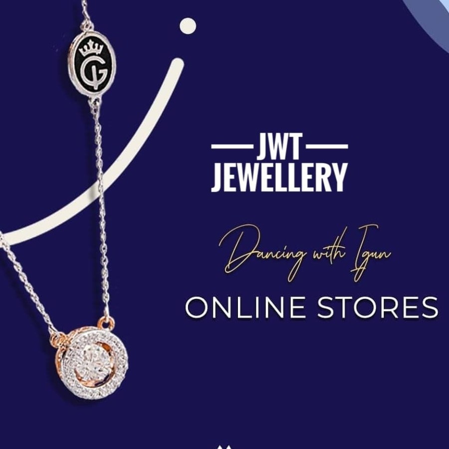 KALUNG EMAS SERUT IGUN BULAT DANCING STONE CANTIK MEWAH - 'DIAMOND LOOK' - 75%