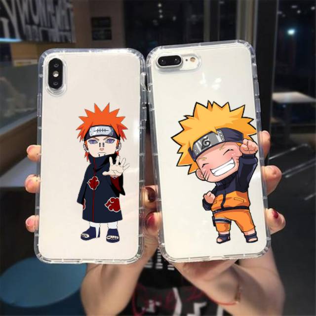 SOFT CASE OPPO A3S A5S A1K A12 A7 VIVO Y15 Y17 Y12 TRANSPARAN CASE NARUTO