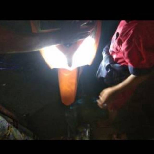 Lampu LED motor Philips M5 H6 DC kaki1 6500k PUTIH 100% original Philips Bebek Matic Mio series Fino Vario beat vario 125 spin nex shogun satria smash dll-4