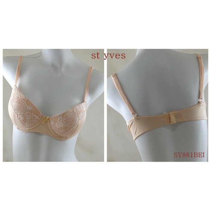 BRA ST YVES. BUSA SEDANG. BERKAWAT. BAHAN LEMBUT. TERMURAH. SY881BEI