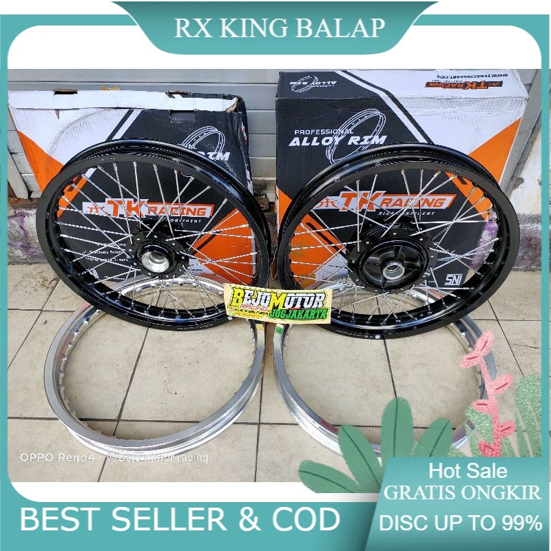 PAKET VELG TK RACING RX KING TAPAK LEBAR RING 18