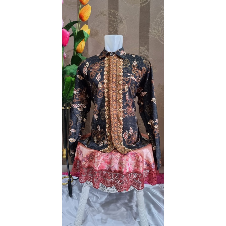 Kemeja Panjang Batik Motif Ayunda &amp; KSN By Zahratul27