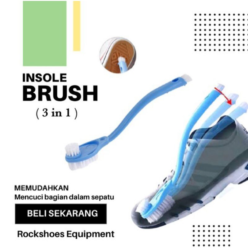 Sikat sepatu bagian dalam. INSOLE BRUSH