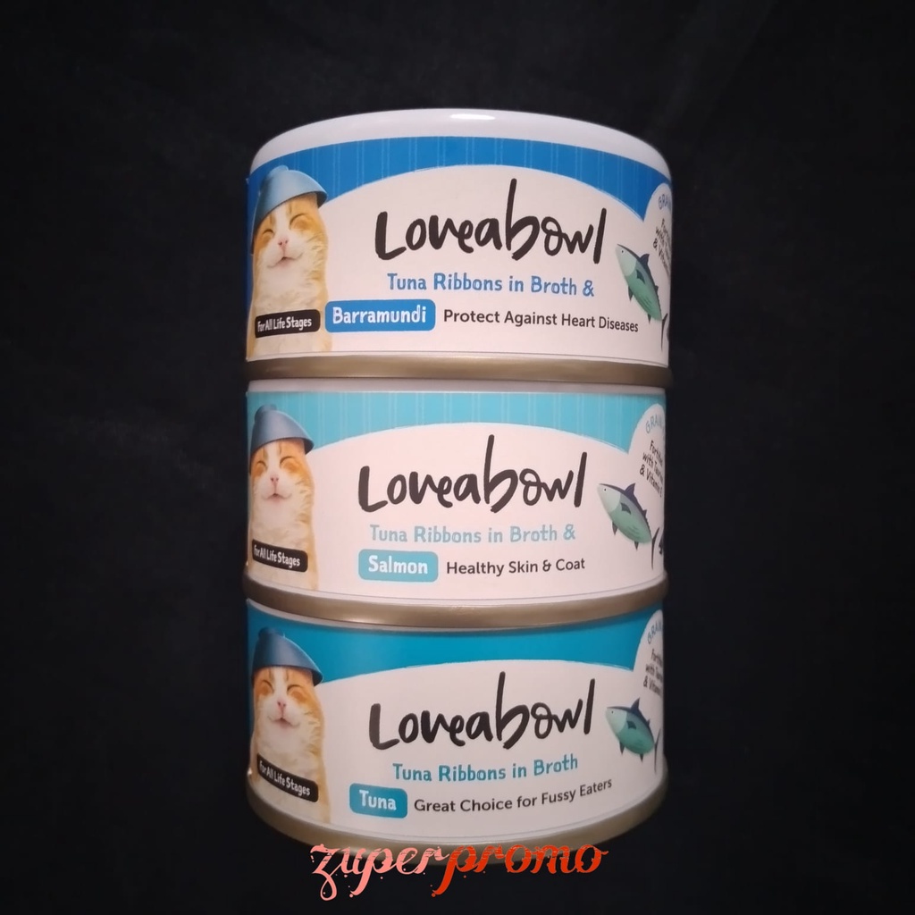 Loveabowl Grain-Free Cat Wet Food Can For All Life Stages 70gr / Makanan Basah Kucing Untuk Semua Usia