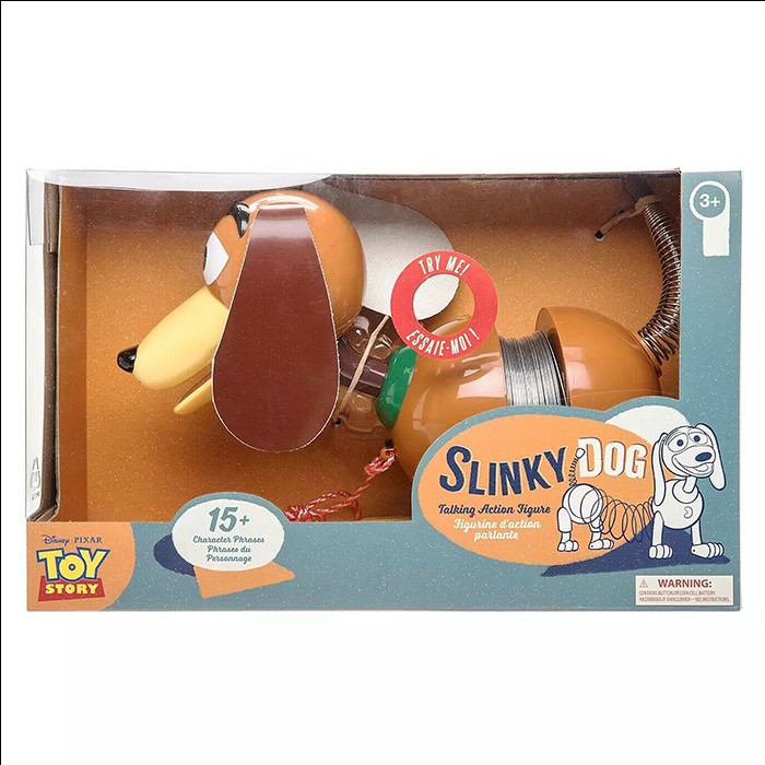 MAINAN ACTION FIGURE MAF830 DISNEY TOY STORY 4 SLINKY DOG TALKING WITH 15 PHRASES