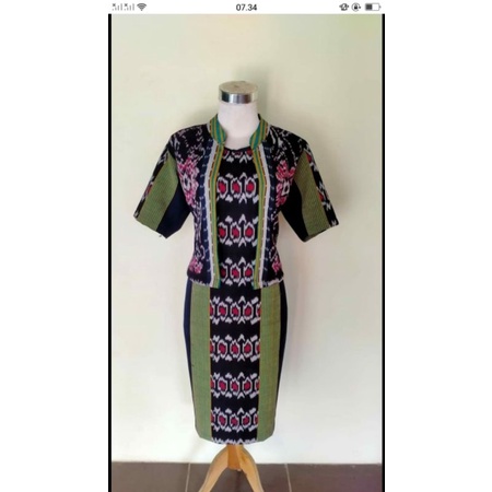 Kemeja tenun ethnic baju kantor baju kemeja kerja pria baju tenun jepara KT022