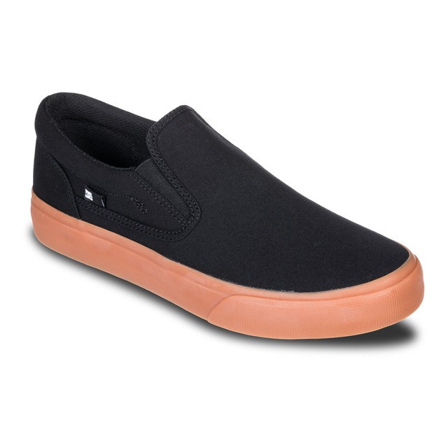 DC Vulcanized Shoe Trase Slip-On TX - Black/Gum