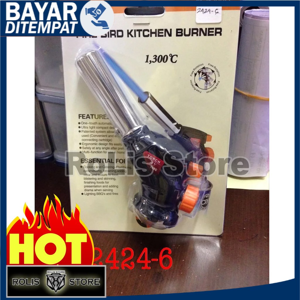 FIRE BIRD TORCH WS-508C /KEPALA KOREK GAS NYALA API LAS BARA SUPER JET