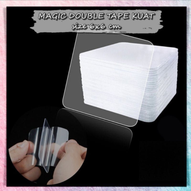 

Double Tape Magic Doble Tip Dauble Tape Lakban Selotip Serbaguna Tempelan