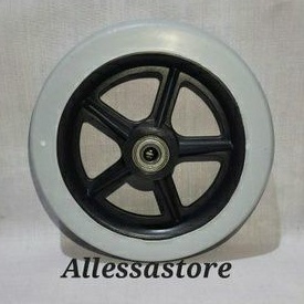 roda depan kursi roda ukuran 6 inch original