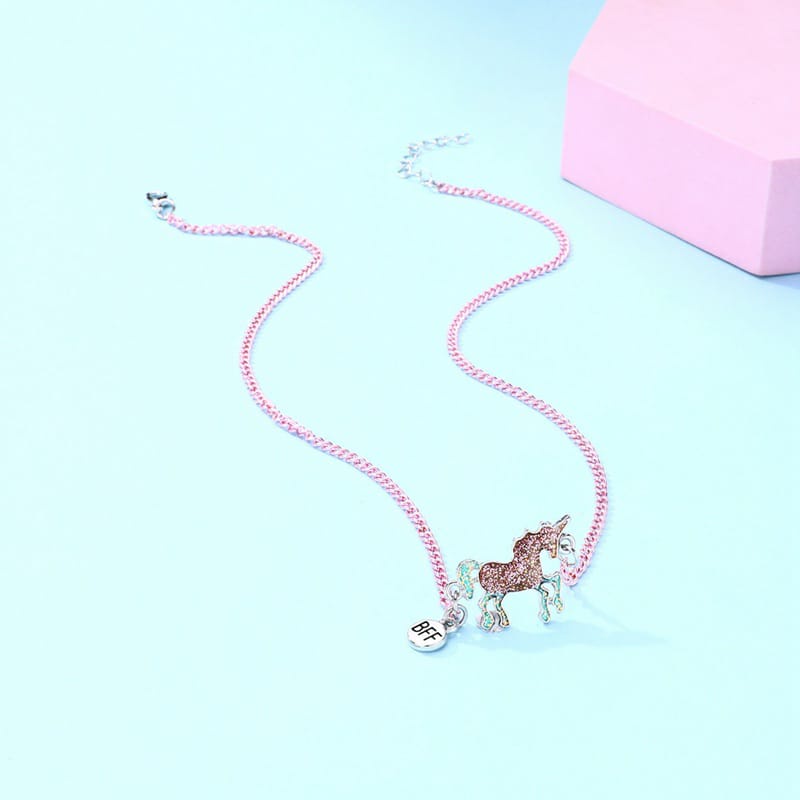 Kalung Unicorn Couple Teman Cewek Motif Best Friends Sahabat Anak