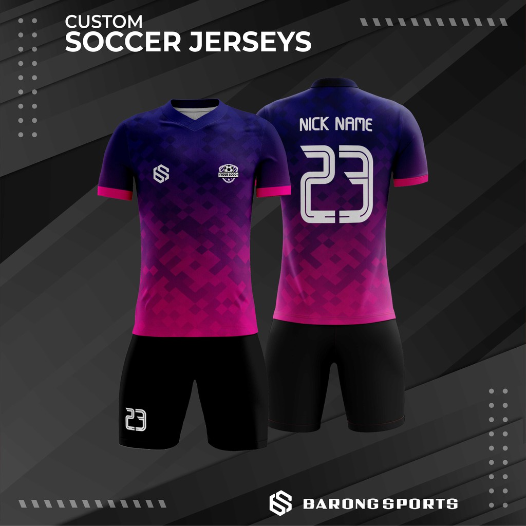Baju Stelan Jersey Futsal Bola Volly Fullprinting Custom Nama Dan Nomor Punggung Shopee Indonesia