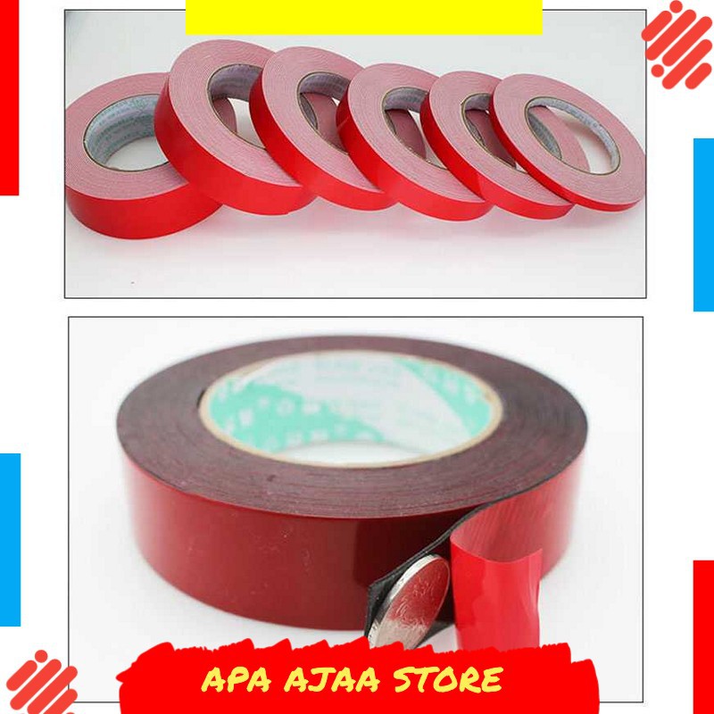 Hot Promo ! NIKTO Tape Lakban Double Tape 3M Foam Serba Guna Size 10m