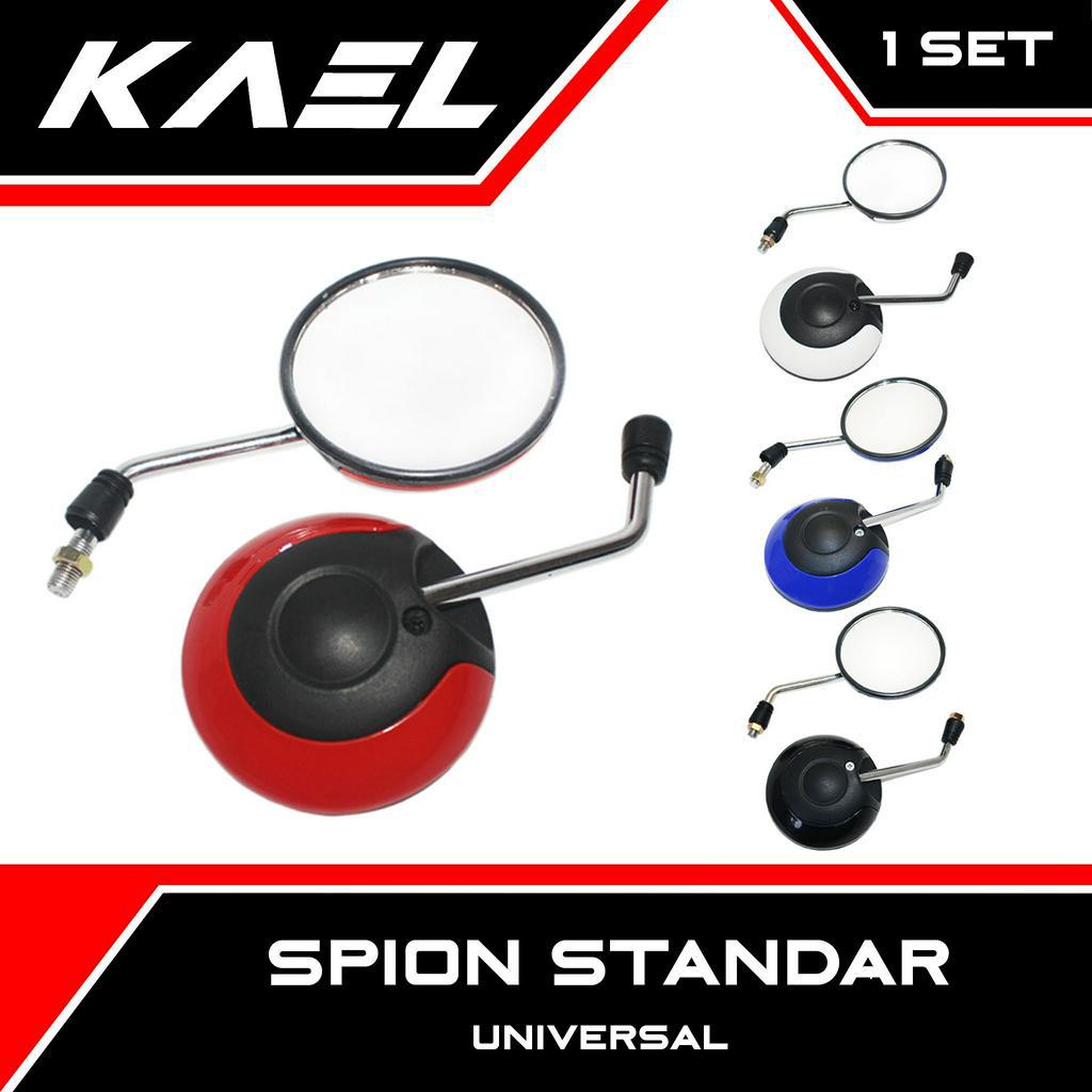 Kaca Spion Standar Model Scoopy Karbu FI eSP Gagang Chrome Bisa Untuk Motor Honda Kanan Kiri Drat Kanan Beat FI eSP Street Sporty Pop/Vario 110-125