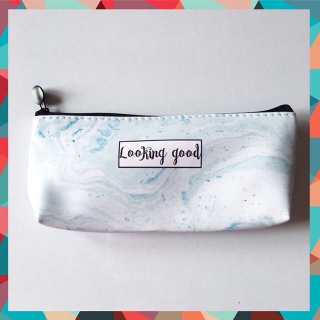 

[READY STOCK] Kotak Pensil / Pencil Case Motif Marble untuk Sekolah / for School