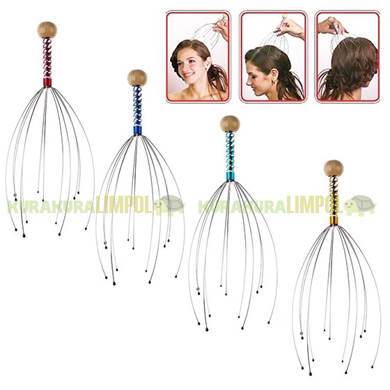 Bokoma Alat Pijat Kepala Terapi Refleksi Massage Relaksasi Manual