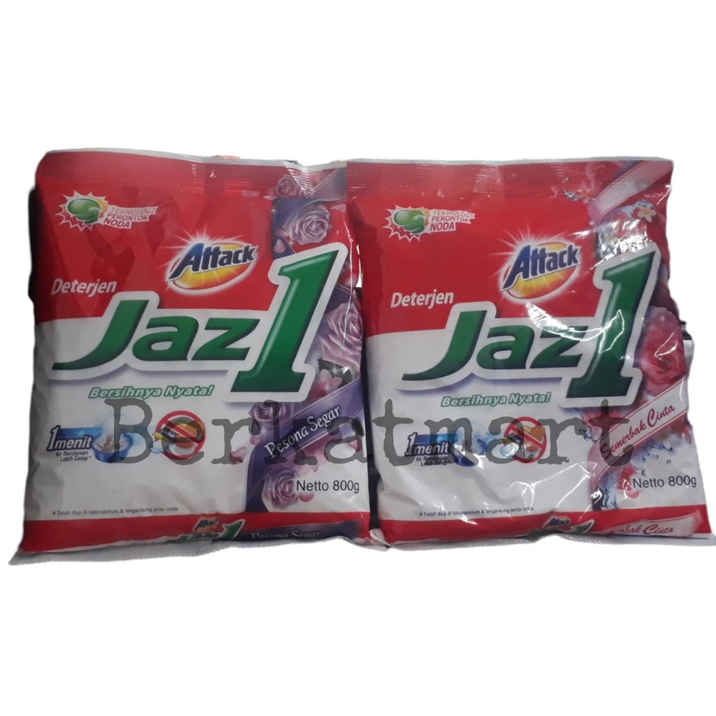 ATTACK  JAZ 1 DETERGENT BUBUK 800G