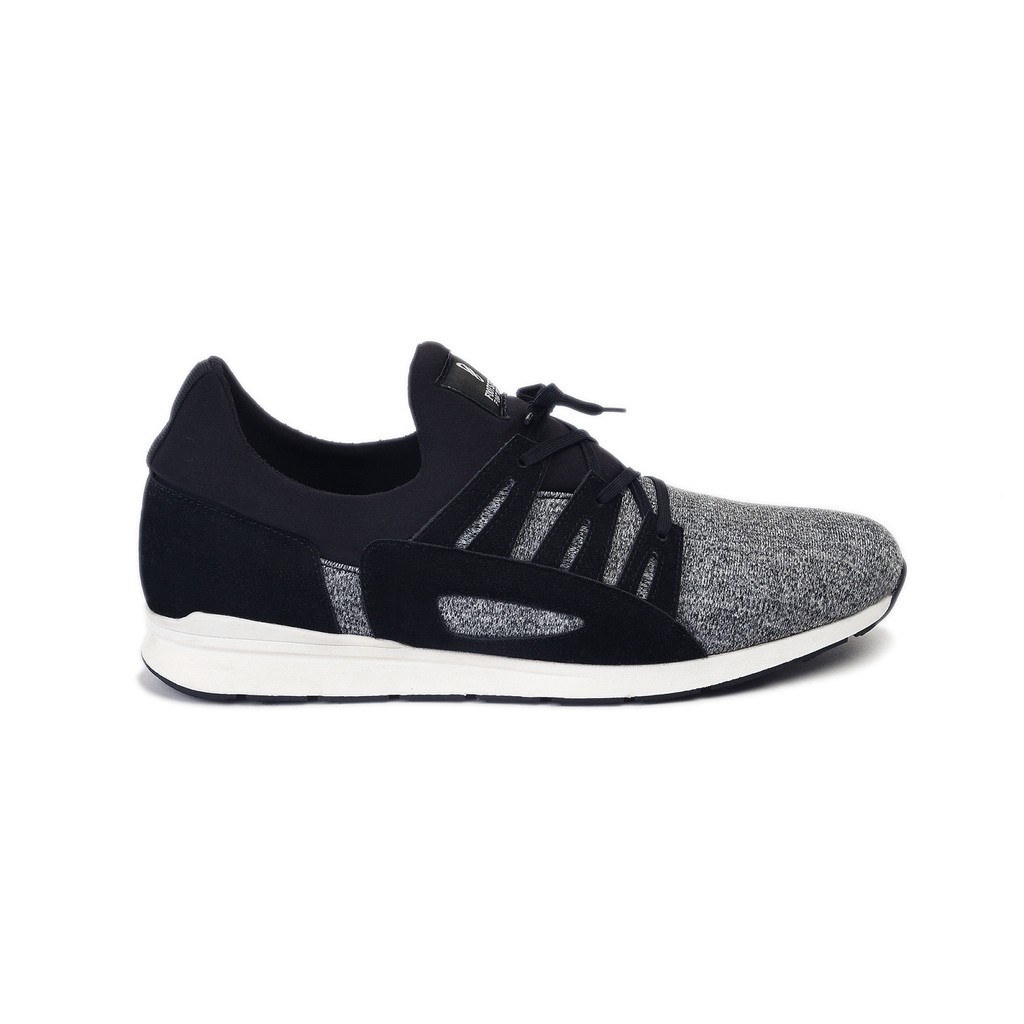 Sepatu Sporty Kanvas Kets Running Pria Cowok Men Sneakers Footwear | Flex Oreo Grey | FORIND x FSTP