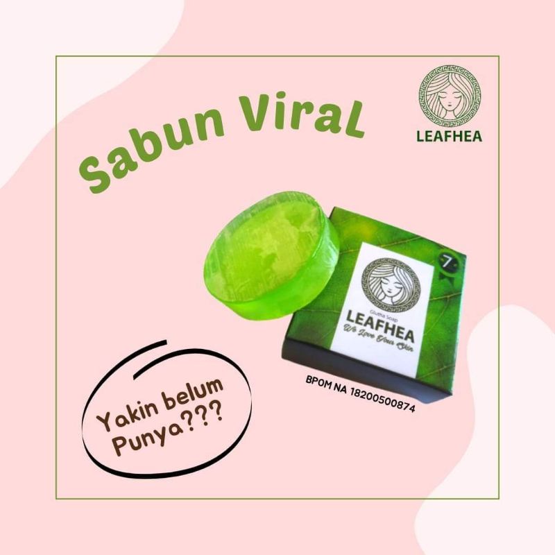 Sabun Leafhea Gluta Soap Original aman bumil busui