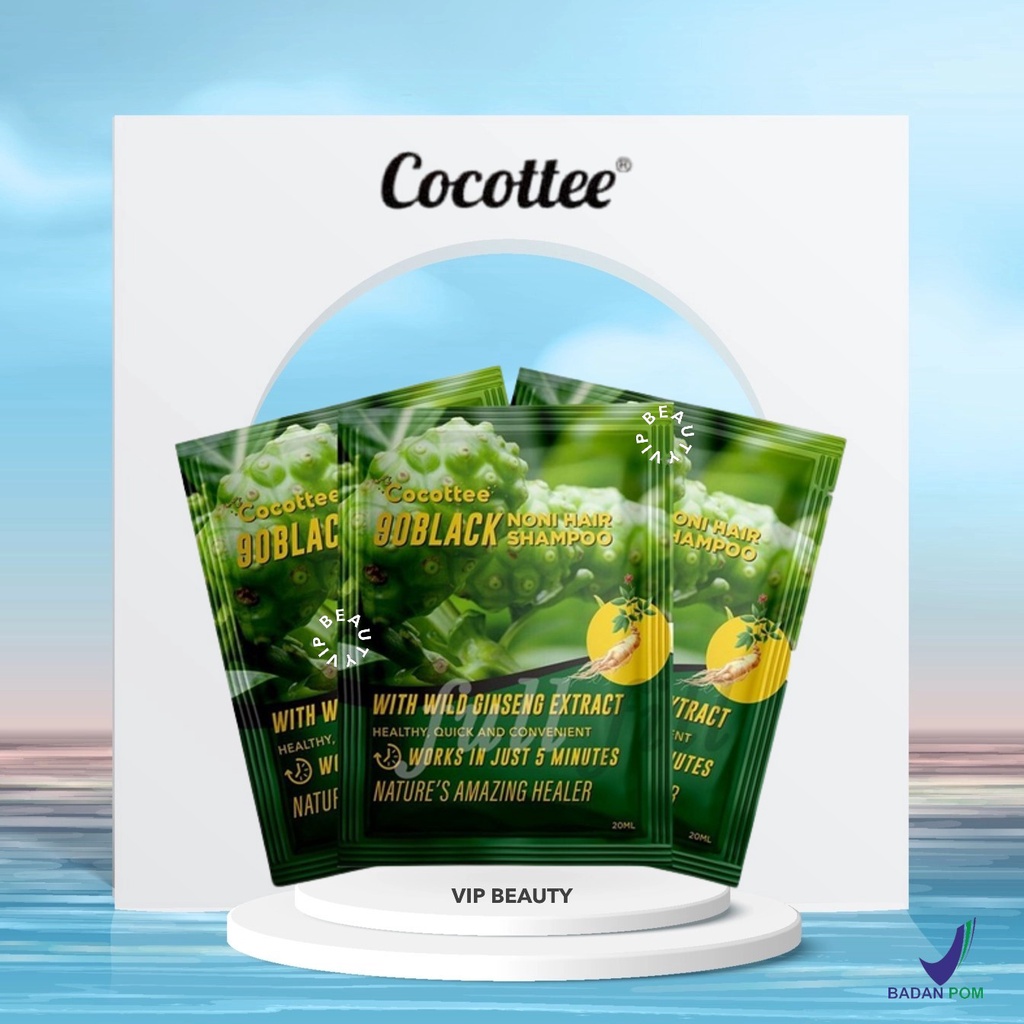[BPOM] COCOTTEE BSY Go Black / Shampo Semir Mengkudu / Noni Shampo 1ea - Noni Shampo