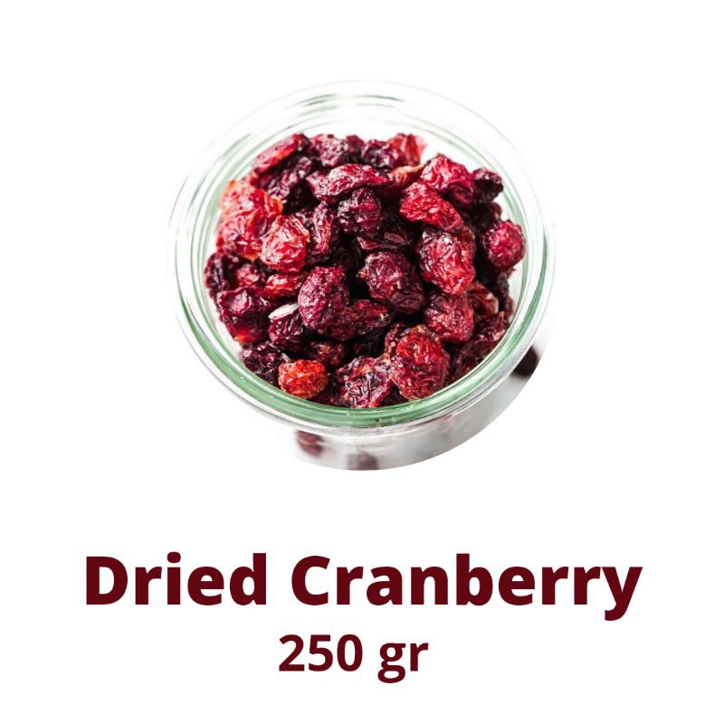 

[250 gram] dried cranberries/dried cranberry/cranberry kering