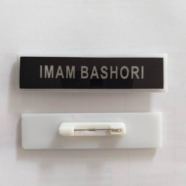 

Nametag papan nama dada