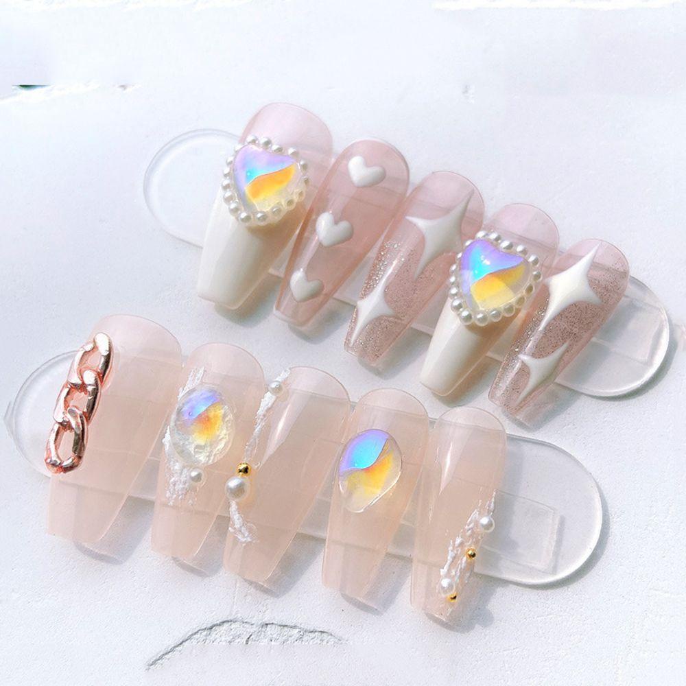 Mxbeauty Nail Art Diamond Korea Aurora Symphony Crystal Perhiasan DIY Alat Nail Art