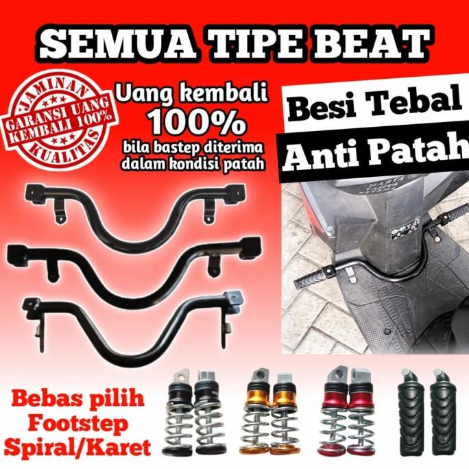 Produk Unggulan] Pijakan Kaki Bastep Footstep Depan Beat FI Street Karbu New 2012-2022