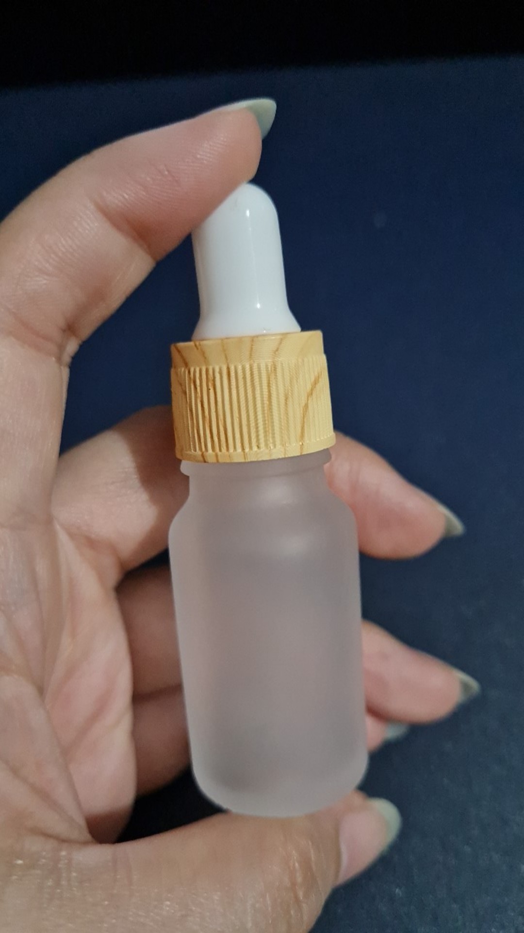 Botol Serum 10ml Botol Kosmetik Kecantikan Kaca Buram Doff Frosted Dof Frozen Dop 10 Ml Pipet Kaca