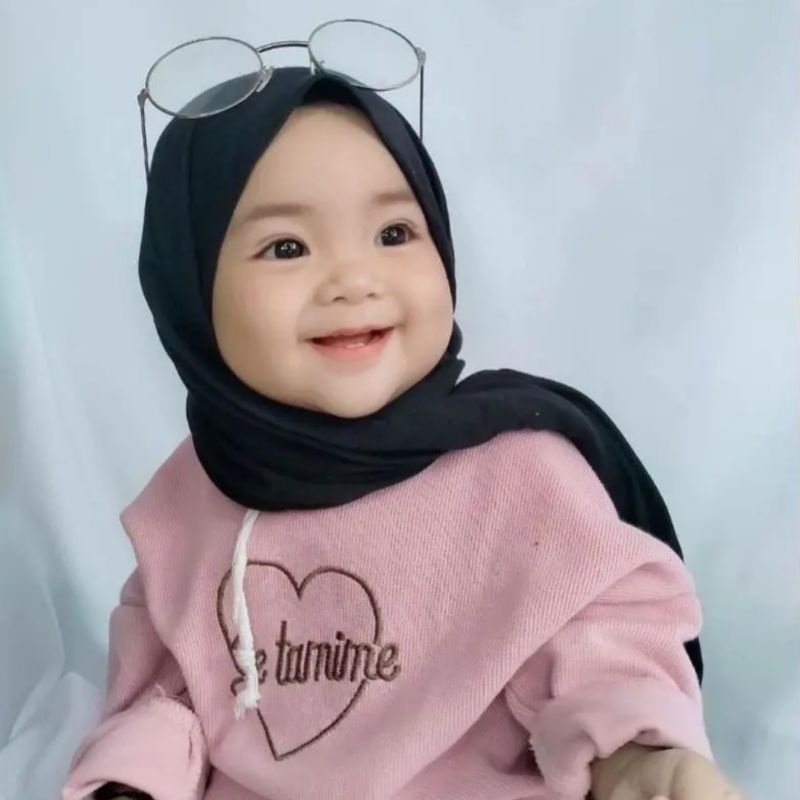 kerudung bayi 0 6 bulan 1 2 tahun PASTAN ANAK pashmina instan Kerudung anak bayi hijab bayi jilbab a