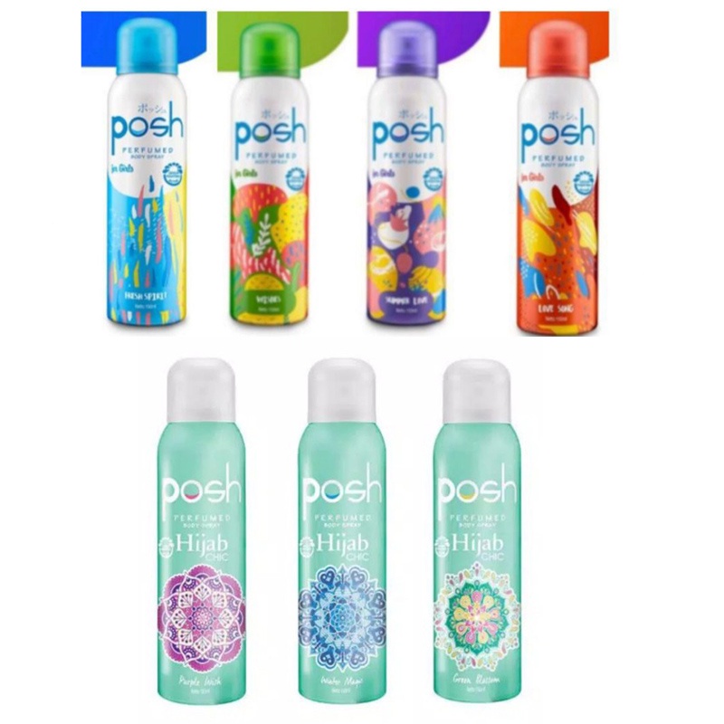 Jual Posh Perfumed Body Spray {Hijab/for Girls} Indonesia|Shopee Indonesia