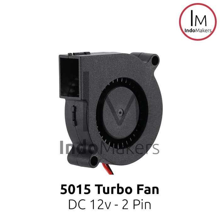 3D Printer DC Blower Fan / Turbo Fan 5015 12v